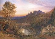 Samuel Palmer A Towered City or The Haunted Stream oil on canvas